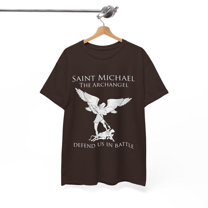 Saint Michael Archangel Shirt Catholic Warrior St Michael Gift T-Shirt S-5XL