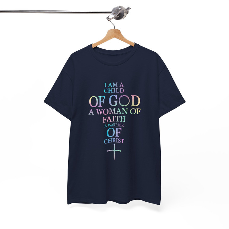 Child Of God Shirt Woman Of Faith Christian T-Shirt S-5XL