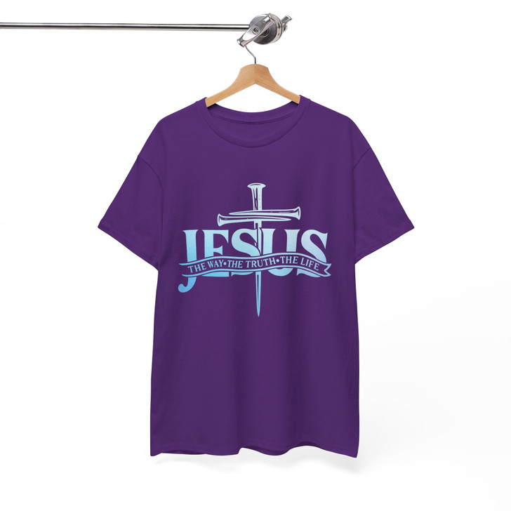 Jesus The Way The Truth The Life Shirt Christian Bible Verse T-Shirt S-5XL