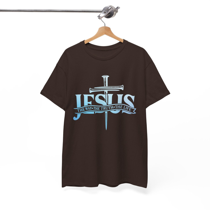 Jesus The Way The Truth The Life Shirt Christian Bible Verse T-Shirt S-5XL