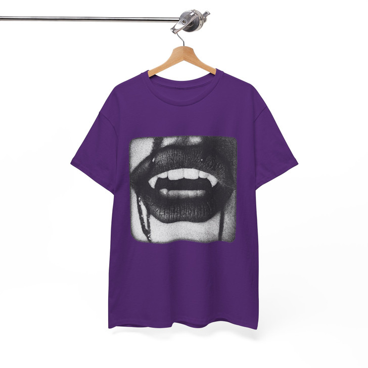 Vampire Fangs Black Goth Horror Shirt T-Shirt S-5XL