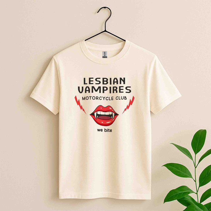 Lesbian Vampires Shirt Gothic Halloween T-Shirt S-5XL
