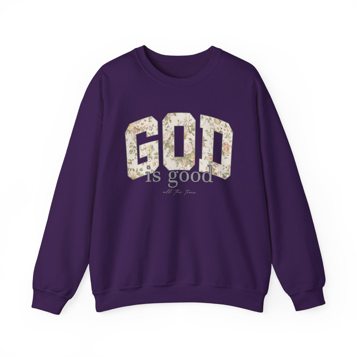 God Is Good Christian Bible Verse Sweatshirt Adult S-5XL