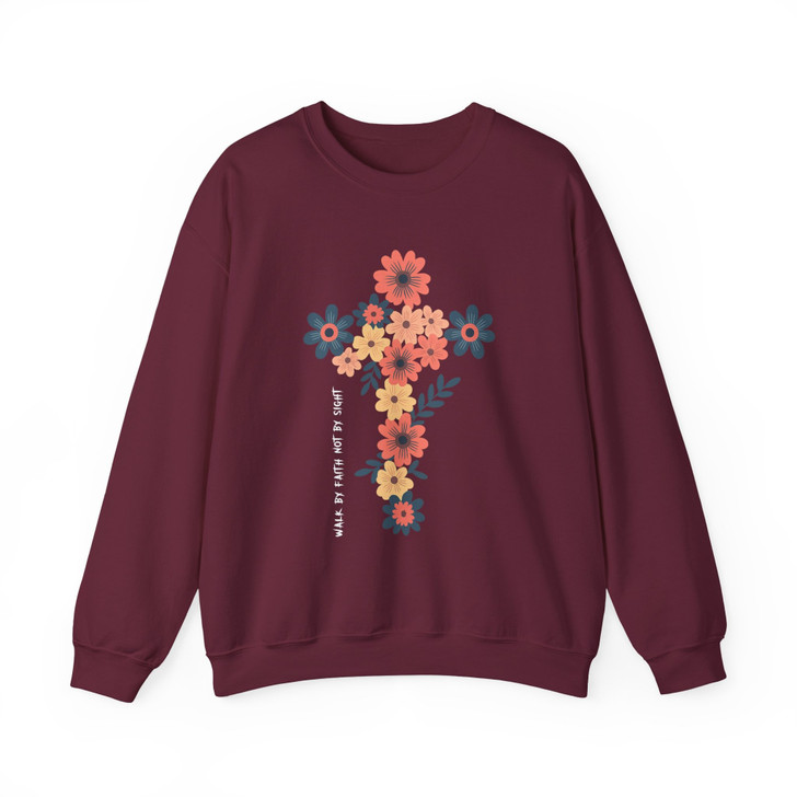 Floral Women Of The Bible Sweatshirt Adult S-5XL