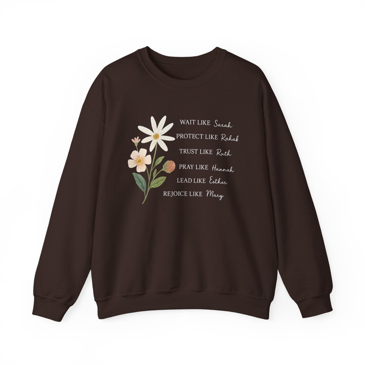 Wait Like Sarah Faith Sweatshirt Adult S-5XL