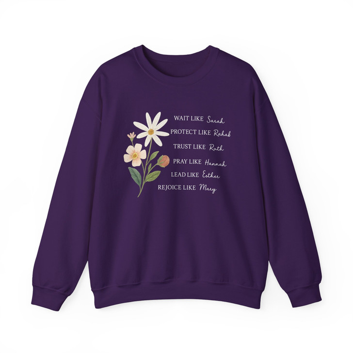 Wait Like Sarah Faith Sweatshirt Adult S-5XL