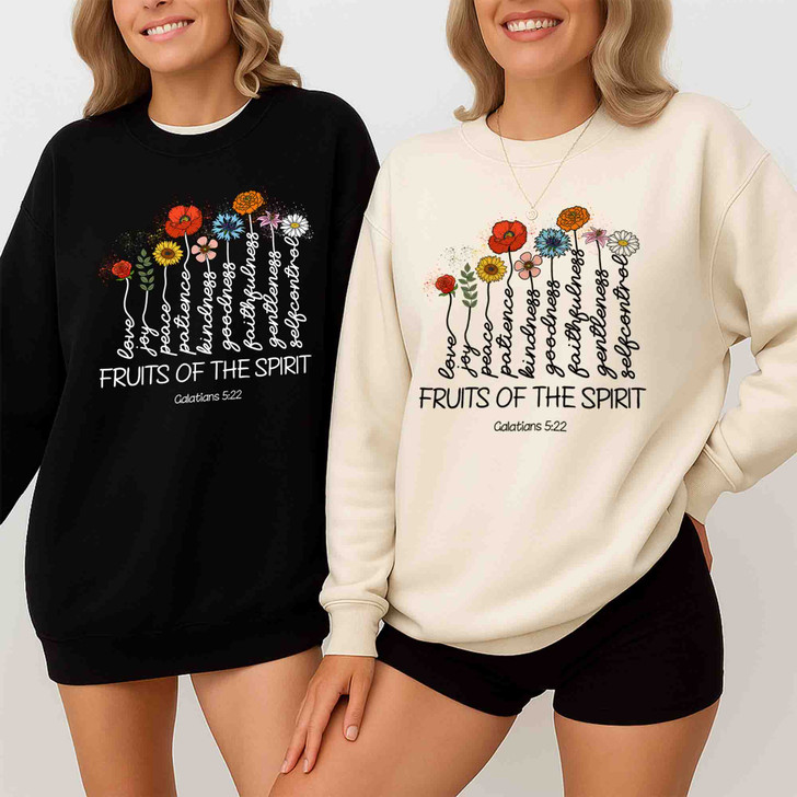 Fruits Of The Spirit Galatians Sweatshirt Adult S-5XL