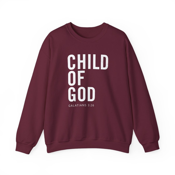 Child Of God Christian Faith Sweatshirt Adult S-5XL