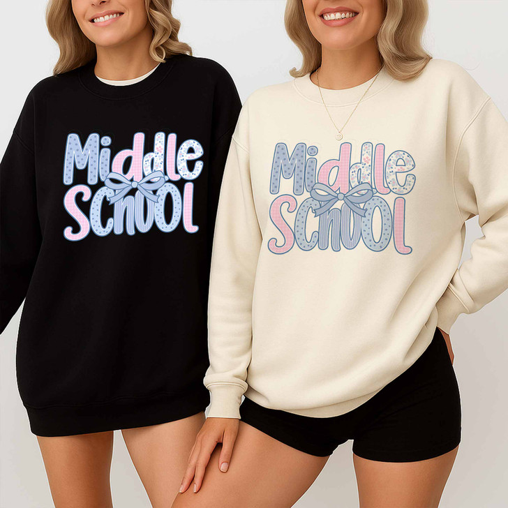 Middle School Teacher Back To School Sweatshirt Adult S-5XL