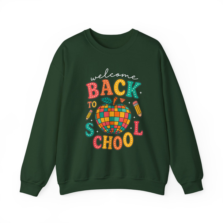 Welcome Back To School Sweatshirt Adult S-5XL