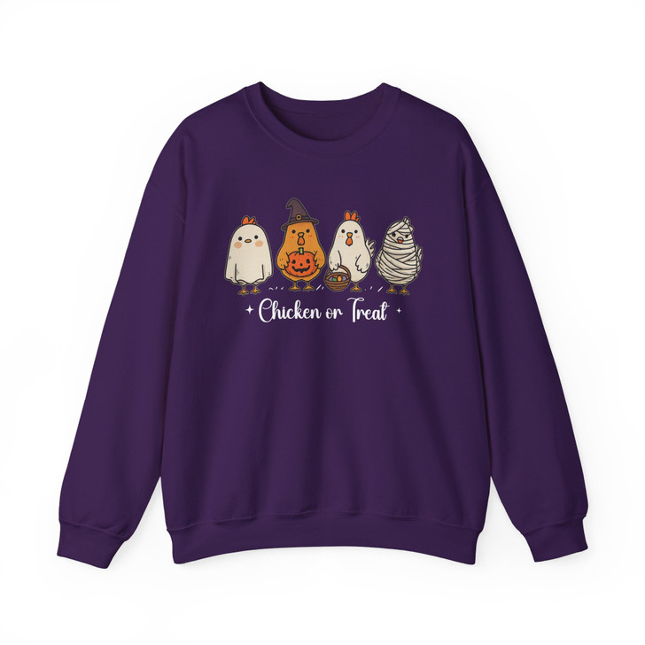 Halloween Chicken Funny Sweatshirt Adult S-5XL