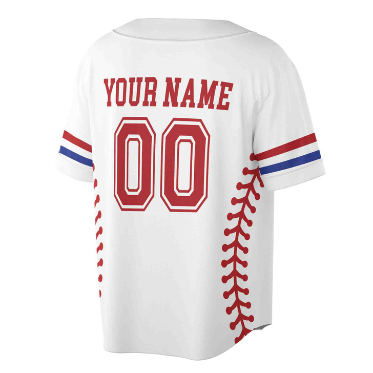 Custom Name Team Name American Flag Team Baseball Jersey S-5XL