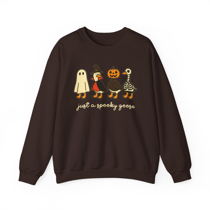 Just A Spooky Goose Sweatshirt Adult S-5XL