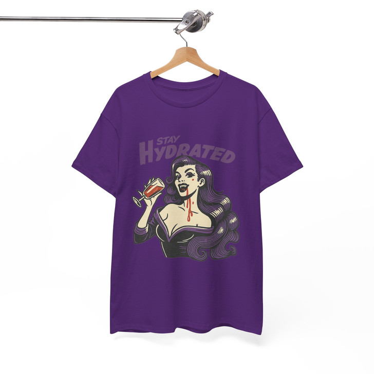 Stay Hydrated Vampire Shirt Funny Gothic T-Shirt S-5XL