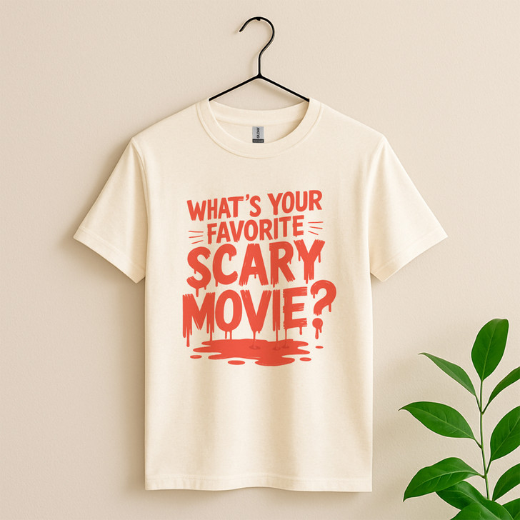 Whats Your Favorite Scary Movie Shirt Horror T-Shirt S-5XL