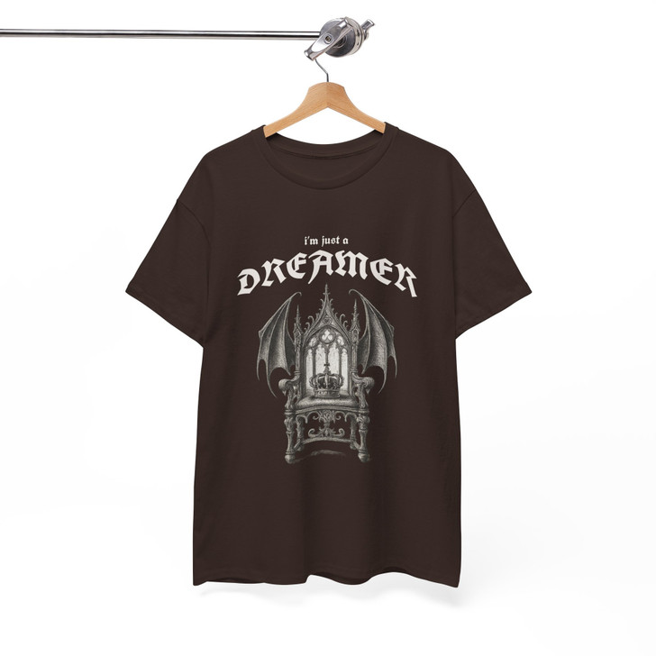 Vintage Gothic Bat Throne Shirt Dark Dreamer T-Shirt S-5XL
