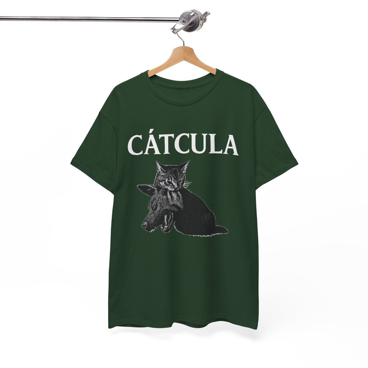 Cat Vampire Shirt Catcula Funny Goth Cat T-Shirt S-5XL