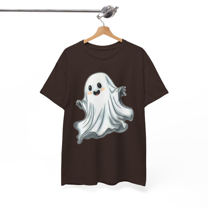 Shimmer Ghost Halloween Shirt Glitter Spooky Adult T-Shirt S-5XL