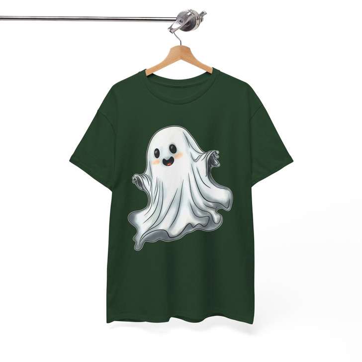 Shimmer Ghost Halloween Shirt Glitter Spooky Adult T-Shirt S-5XL