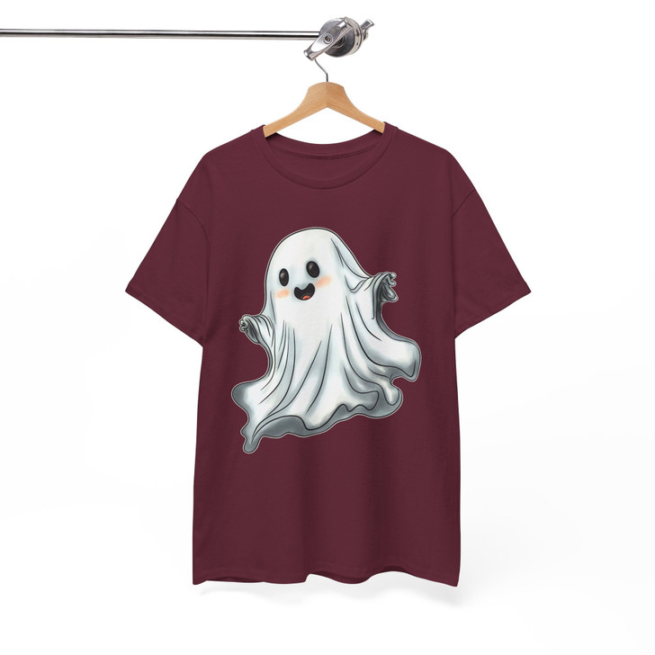 Shimmer Ghost Halloween Shirt Glitter Spooky Adult T-Shirt S-5XL