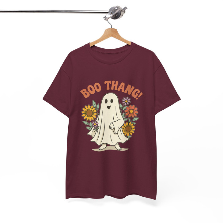 Ghost Pumpkin Halloween Shirt Spooky Cute Fall Festival T-shirt S-5XL