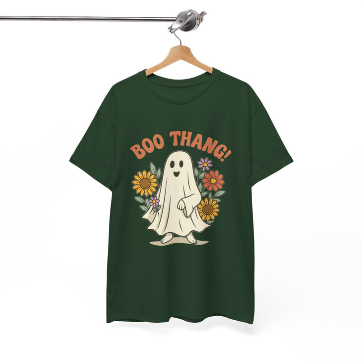 Ghost Pumpkin Halloween Shirt Spooky Cute Fall Festival T-shirt S-5XL
