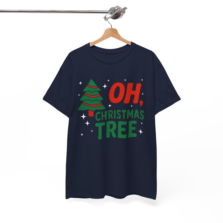 Oh Christmas Xmas Tree Holiday Shirt Festive Winter Gift T-shirt S-5XL