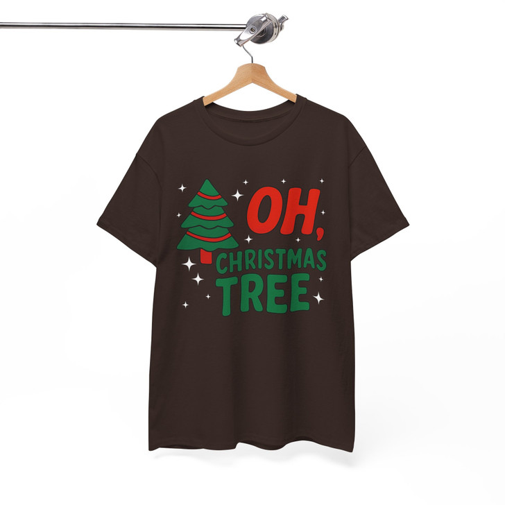 Oh Christmas Xmas Tree Holiday Shirt Festive Winter Gift T-shirt S-5XL