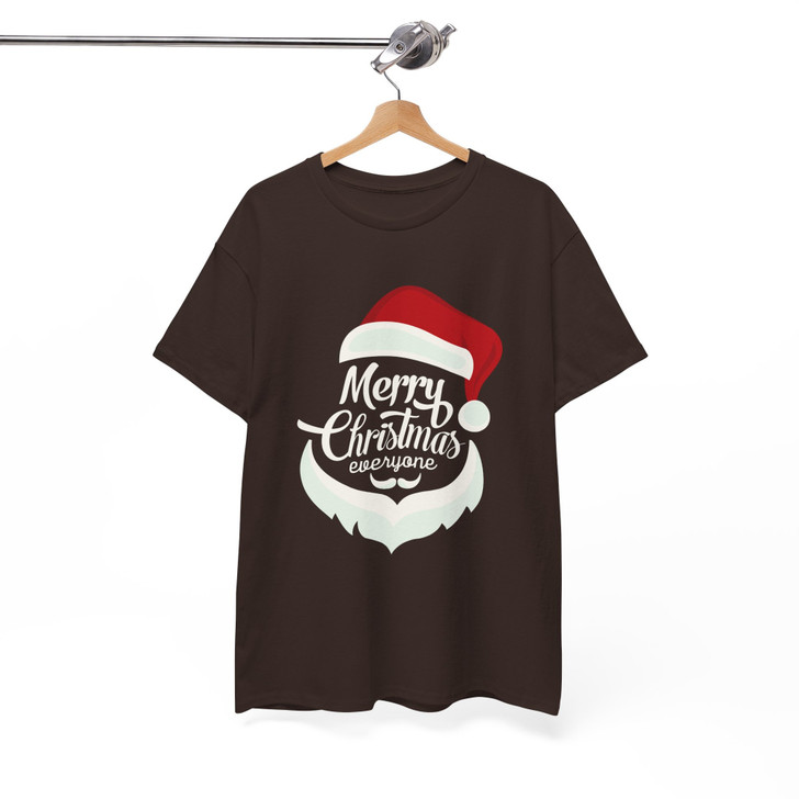 Merry Christmas Santa Joyful Mistletoe Winter Shirt T-shirt S-5XL