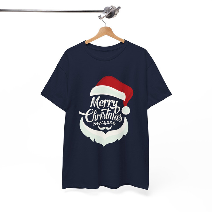 Merry Christmas Santa Joyful Mistletoe Winter Shirt T-shirt S-5XL