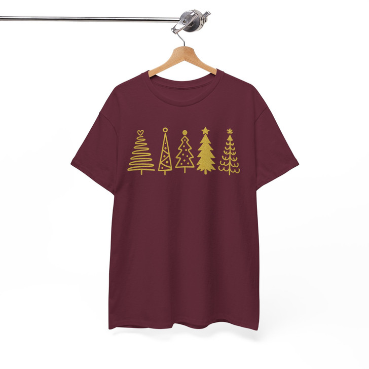 Christmas Tree Cozy Holiday Winter Festive Shirt T-shirt S-5XL