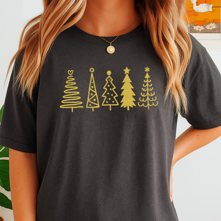 Christmas Tree Cozy Holiday Winter Festive Shirt T-shirt S-5XL