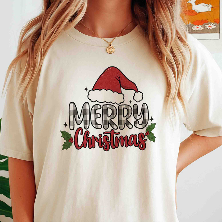 Cute Merry Christmas Holiday Shirt for Women T-shirt S-5XL