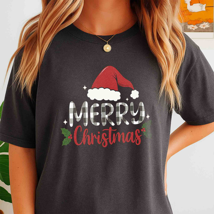 Cute Merry Christmas Holiday Shirt for Women T-shirt S-5XL
