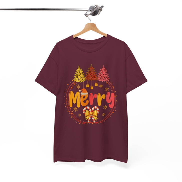 Merry Christmas Cute Xmas Holiday Shirt T-shirt S-5XL