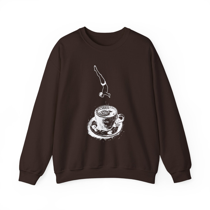 Coffee Lover Caffeine Addict Sweatshirt Adult S-5XL