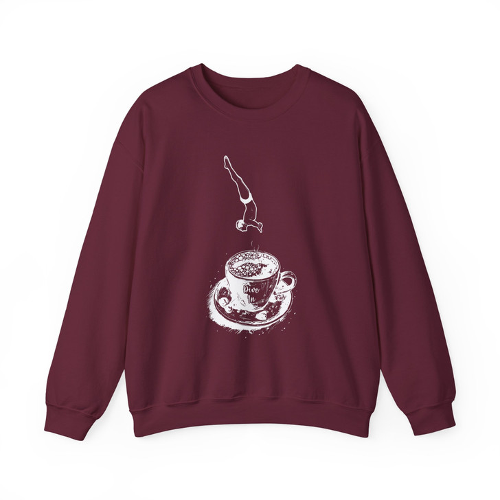Coffee Lover Caffeine Addict Sweatshirt Adult S-5XL