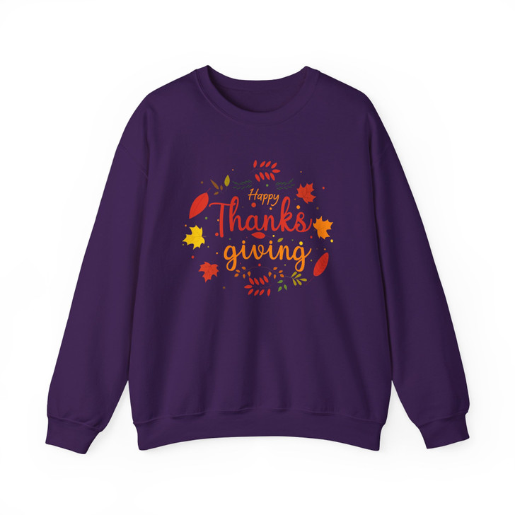 Funny Thanksgiving Turkey Day Sweatshirt Adult S-5XL