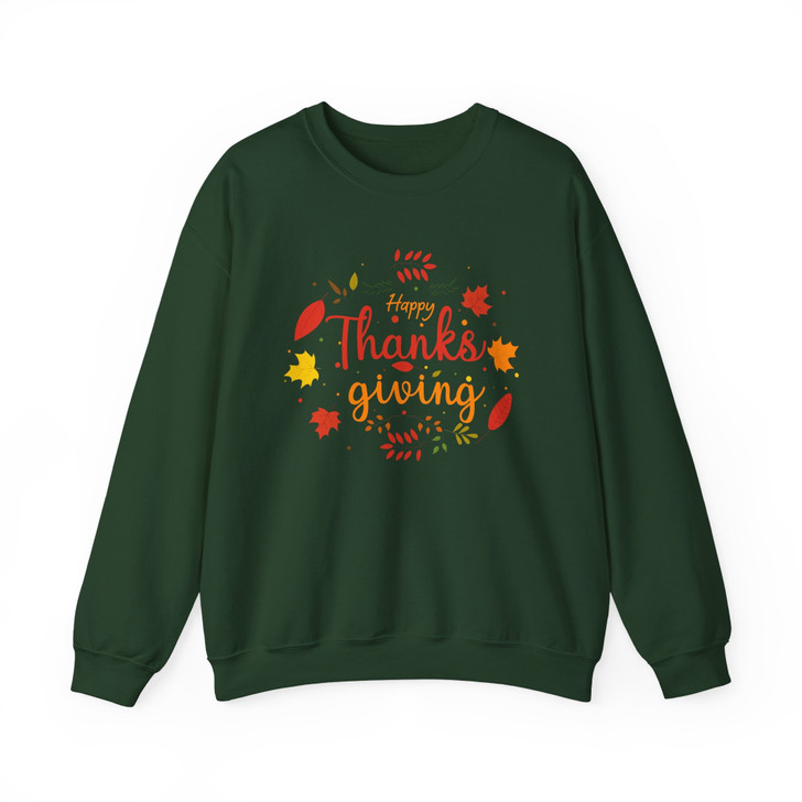 Funny Thanksgiving Turkey Day Sweatshirt Adult S-5XL