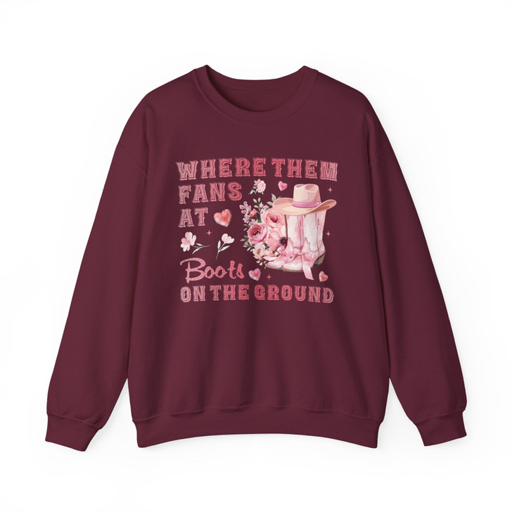 Where Them Fans At Rodeo Sweatshirt Adult S-5XL
