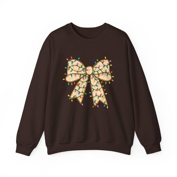 Coquette Christmas Bow Sweatshirt Adult S-5XL