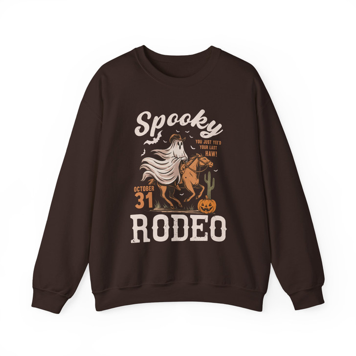 Western Halloween Skeleton Cowgirl Sweatshirt Adult S-5XL