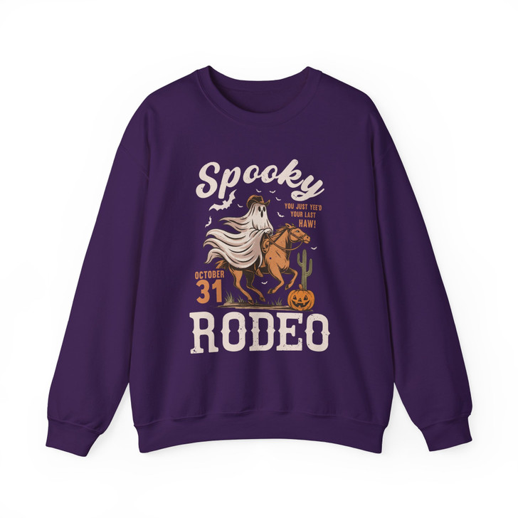 Western Halloween Skeleton Cowgirl Sweatshirt Adult S-5XL