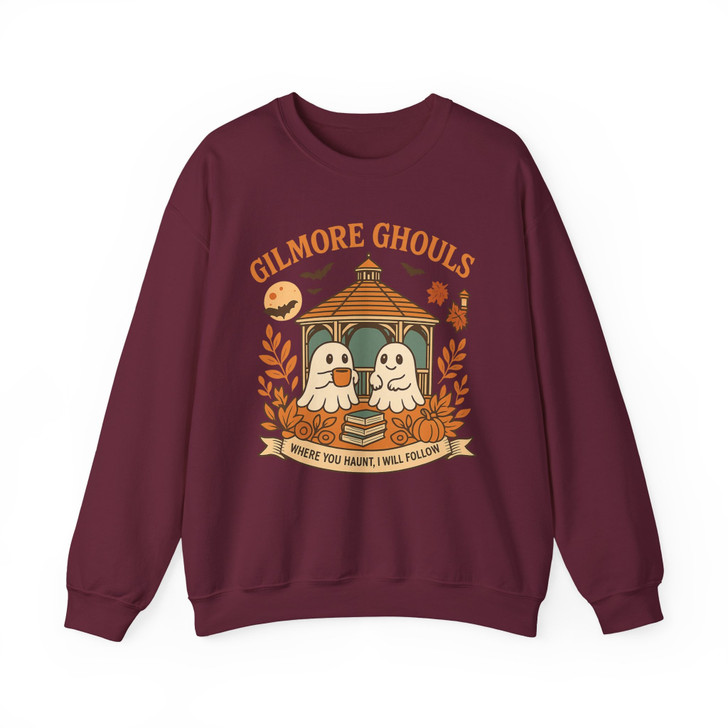 Old House Ghosts Fall Shirt Vintage Spooky Season Cottagecore Sweatshirt S-5XL