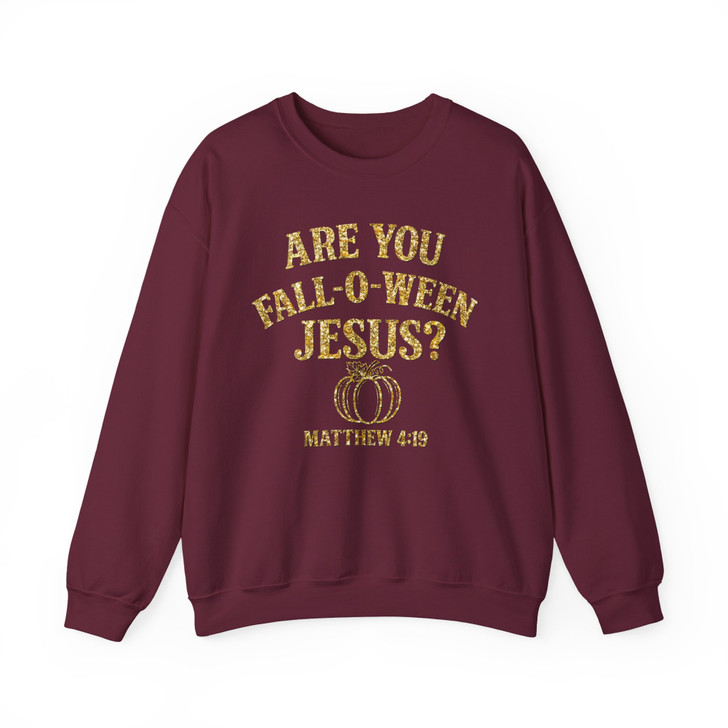 Are You Fall O Ween Jesus Shirt Religious Halloween Sweatshirt S-5XL