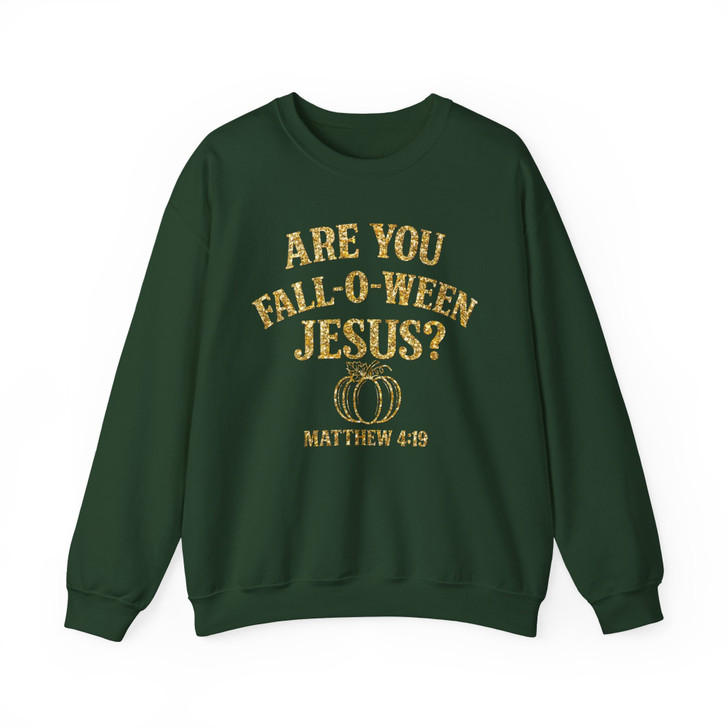 Are You Fall O Ween Jesus Shirt Religious Halloween Sweatshirt S-5XL