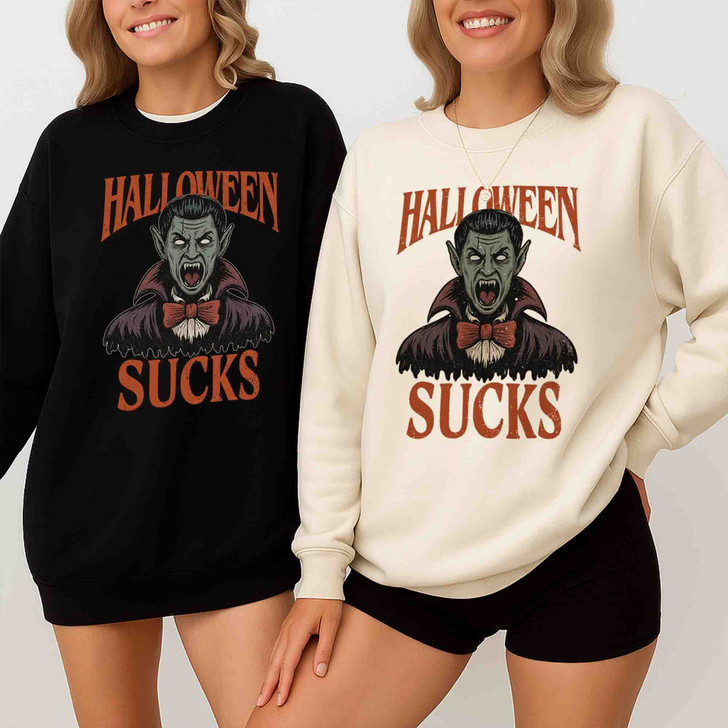 Halloween Scary Night Shirt Matching Outfit Sweatshirt S-5XL
