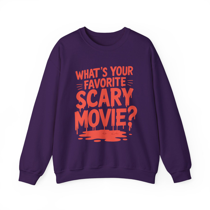 Whats Your Favorite Scary Movie Shirt Horror Sweatshirt S-5XL