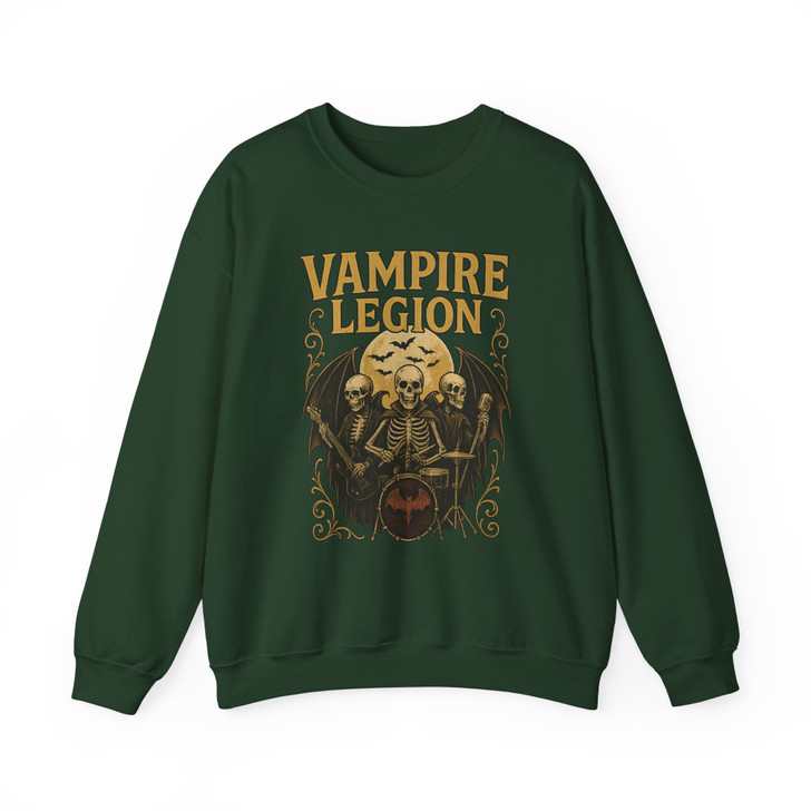 Vampires Shirt Gothic Skull Skeleton Graphic Sweatshirt S-5XL