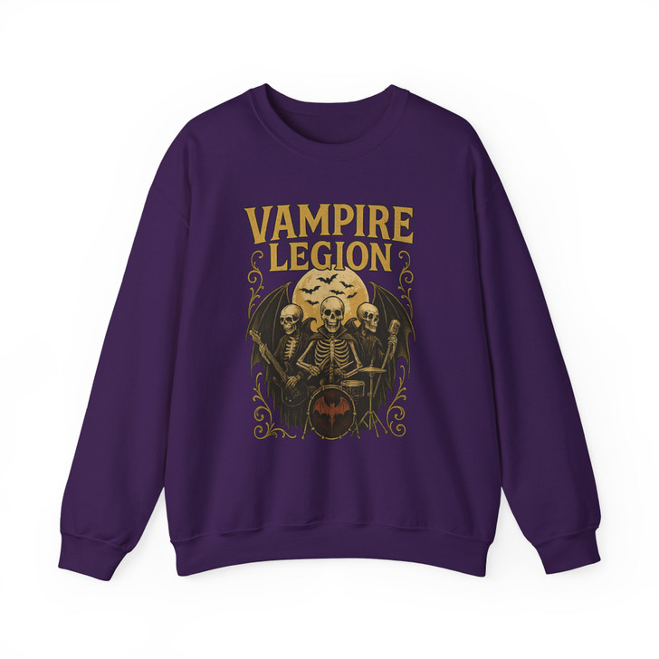 Vampires Shirt Gothic Skull Skeleton Graphic Sweatshirt S-5XL